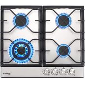24 Built In Gas Cooktop Gasland Chef Gh60sf 4 Burner Gas Stovetop 24 Inch