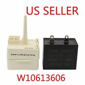 Refrigerator Compressor Start Relay Capacitor For Whirlpool Maytag W10613606