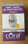 New Ge Smartwater Refrigerator Water Filter Mwf Mwfp Coral Premium Replacement