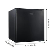 Mini Fridge Small Refrigerator 1 7 Cu Ft Cap Single Door Compact Black New 