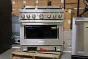 Kitchenaid Kfgc506jss 36 Stainless Steel Commercial Style Gas Range 130765