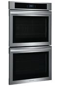 Frigidaire 30 W Double Electric Wall Oven With Fan Convection Fcwd3027as New
