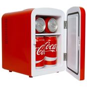 Classic 4l Mini Fridge 6 Can Portable Cooler Personal Travel Refrigerator
