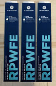  3 Pack Genuine Ge Rpwfe Rpwf Replacement Refrigerator Water Filter Sealed