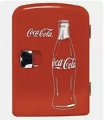 Portable Fridge Mini Cooler Coke Coca Cola 4 Liter 6 Can Food Drinks Skin Care