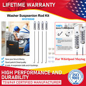 For Amana W10780048 Washer Suspension Kit Whirlpool Rod Machine Wtw4800xq4 Parts