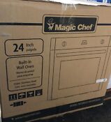 Magic Chef 24 In 2 2 Cu Ft Single Wall Oven W Convection Stainless Steel