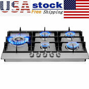 30 Inch Gas Cooktop Built In Gas Rangetop With 5 High Efficiency Burners Hot