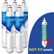 5 Pack Fit For Ge Rpwf Water Sentinel Wsg 4 Refrigerator Water Filter Icepure