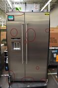 Kitchenaid Kbsd602ess 42 Stainless Built In Side Side Refrigerator Nob 130489