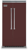 Viking 5 Series Vcsb5423ka 42 Built In Side By Side Kalamata Red Refrigerator