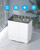 Portable Mini Compact Twin Tub Washing Machine 26lbs Washer And Dryer Laundry