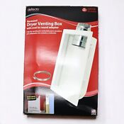 Deflecto Recessed Dryer Venting Box 4 With Adapter