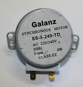 Galanz Microwave Turntable Synchronous Motor Ss 5 240 T 220 240v 50hz 4w