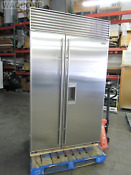  Sub Zero 48 Reconditioned 695 S Ice Water Refrigerator Perfect Stainless Doors