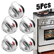 5x Gas Stove Range Knobs Switch Dg64 00473a For Samsung Cooktop Oven Nx58h5600ss