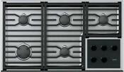 Wolf 36 Inch 5 Dual Stacked Sealed Burners Transitional Gas Cooktop Cg365ts