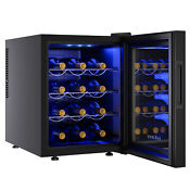 12 Bottle Wine Cooler Refrigerator Fridge Chiller Cellar Rack Freestanding New