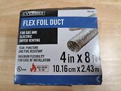 Everbilt Flexible Dryer Duct 4in X 8 Ft Includes 2 Hose Clamps Free Shipping