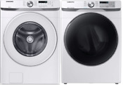 Samsung 4 5 Cu Ft Washer W Gas Dryer Mixed Set Wf45t6000aw Dvg45r6100w