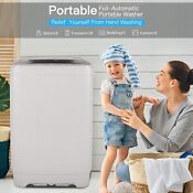 2 In 1 Automatic Washing Machine Compact Portable Large Laundry Washer And 207