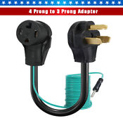 Dryer Adapter Cord 4 Prong To 3 Prong Nema 10 30p To 14 30r 30a 125 250v 1 5ft