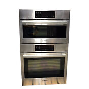 As Is Bosch Hbl8753uc 30 800 Series Smart Speed Combination Oven Read Is7195