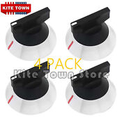 Pack Of 4 Top Burner Control Knob For Whirlpool Electric Ranges 330190