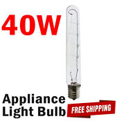 Ge 40 Watt Tubular Aquarium Appliance Refrigerator Freezer Light Bulb 40w T6 5