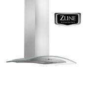 48 New Zline Wall Mount Range Hood Stainless Steel And Glass Led Kn4 48