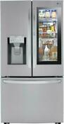 New In Box Lg 24 Ft French Door Refrigerator Stainless Steel Lrfvc2406s