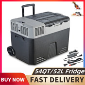 54qt Portable Fridge 24 12v Car Freezer Refrigerator Electric Cooler Camping Bbq