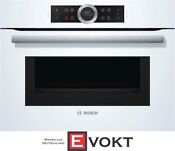 Bosch Cmg633bw1 Series 8 Built In Compact Oven With Microwave Function White New