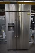 Dacor Dyf42sbiwr 42 Stainless Side By Side Built In Refrigerator 124776