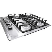 23inch Gas Cooktop Stove Top 4burners Built In Lpg Ng Gas Cooktops Easy To Clean