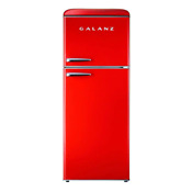 10 0 Cu Ft Retro Top Freezer Refrigerator Frost Free Dual Door True Freezer Red