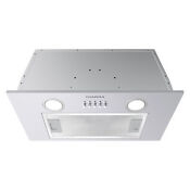 Ciarra Small Range Hood Insert With Push Button Control 450 Cfm Stainless Steel