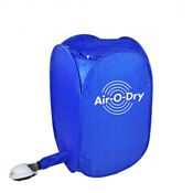 Brand New Air O Dry Mini Portable Electric Clothes Dryer Bag Blue 110v 220v