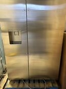 Monogram 48 Counter Depth Built In Side By Side Smart Refrigerator Ziss480dnss