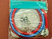 Washing Machine Water Lines Red Hot Blue Cold 5 Garden Hose Connections
