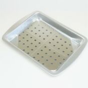 Stanco Aluminum Broiler And Bake Pan With Insert 11 X 16 X 2 70049001