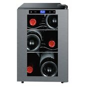 Avanti 6 Bottle Thermoelectric Wine Cooler With Slide Out Shelves