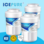 3 Pack Icepure Fits Ge Mwfa Hdx Fmg 1 Gwf Gwfa Gwf01 Refrigerator Water Filter