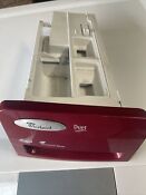 Whirlpool Duet Washer Dispenser Drawer W10250738 With Detergent Cup Red