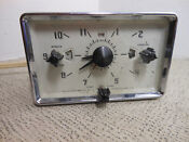 Lux Clock Mfg 115v 25a Oven Range Clock Timer Vintage Model Unknown