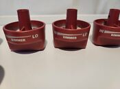 Wolf Red Burner Knob Metal For Ranges Rangetops 1 Pc