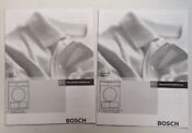 Bosch Dryer V20 Ul Operating Care And Installation Instruction Manual Only