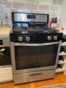 Whirlpool Stainless Steel 4 Burner Gas Range With Oven