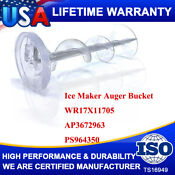 Durable Wr17x11705 Ice Maker Auger For Hotpoint Ge Bucket Wr17x11939 Ap3672963
