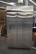 Ge Monogram Ziss480dnss 48 Stainless Cd Built In Side Side Refrigerator 130335